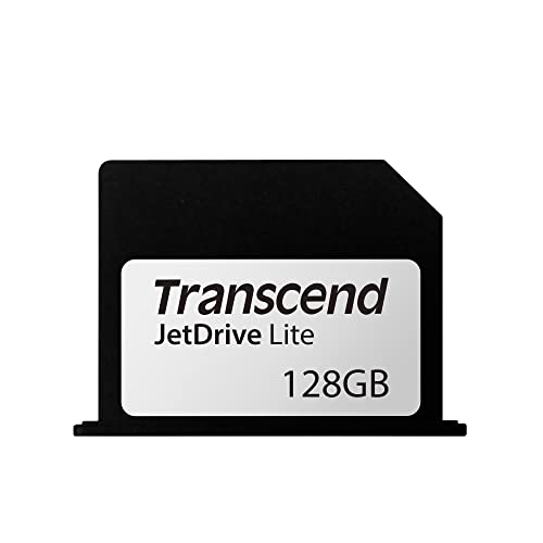 Transcend 128 GB JetDrive Lite extra Speicher-Erweiterungskarte für MacBook Pro (Retina) 15'', angepasst und abschließend mit dem Karten-Slot (Generation Ende 2013- Mitte 2015), TS128GJDL360