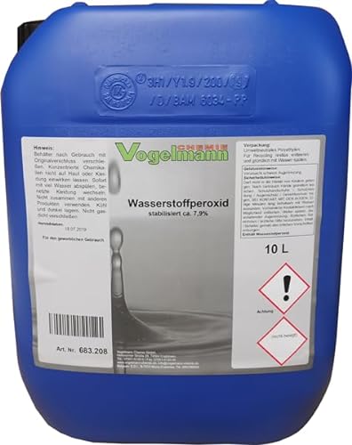 Vogelmann Chemie GmbH 10 l Wasserstoffperoxid 7,9% Aktivsauerstoff