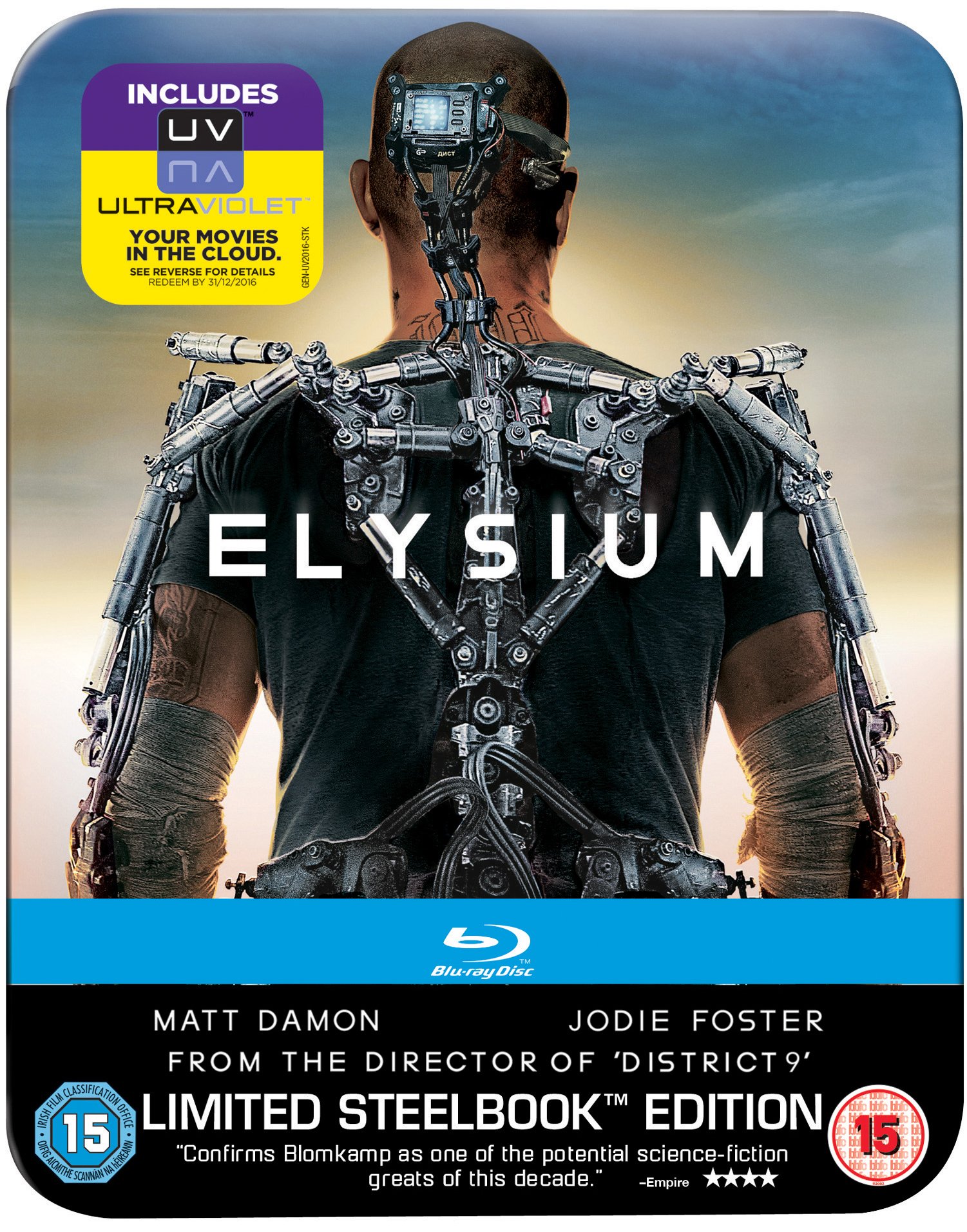 Elysium [Blu-ray] [UK Import]