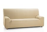Martina Home Túnez, elastischer Sofabezug, Stoff, Beige, 2-Sitzer (120 bis 190 cm)