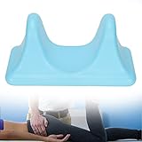Sicerk Psoas Deep Tissue Massage Tool, Psoas Muscle Massager Handformkorrektur des Drucktherapeuten für die Kniesehne für den Rücken(Blau)