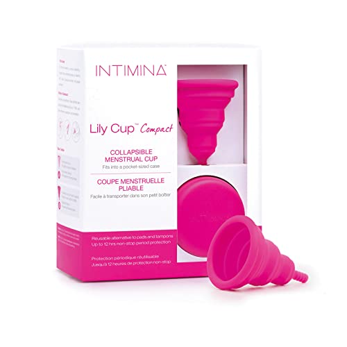 Lily Cup Compact, Intimina, Menstruationstasse, abflachbar, Größe B