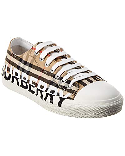 BURBERRY Herren-Sneaker aus Stoff und Gummi 80241491 Check Beige, Beige - Check Beige - Größe: 43 EU