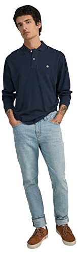 Springfield Herren Slim Lavado claro Jeans, Turquesa, 36