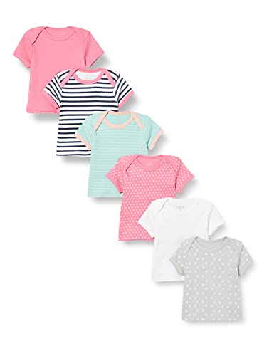 Care Baby-Mädchen T-Shirt im 6er Pack, Pink (Chateau Rose 570), Herstellergröße: 68, 6er-Pack