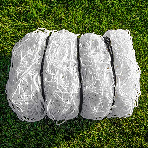 FORZA Fußball Tornetz Ersatznetze - robuste und wetterfeste Ersatznetze für Ihrem Fußballtor (3,7m x 1,8m)