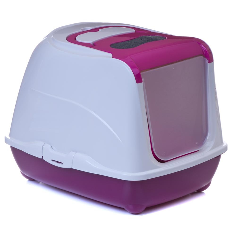 Katzentoilette Flip Cat XL pink - Unterschale Beere