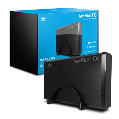 Vantec NexStar TX 3,5 Zoll USB 3.0 Festplattengehäuse (NST-328S3-BK)