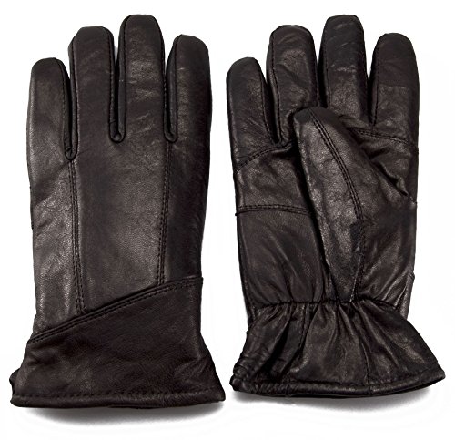 Nordvek - Herren-Handschuhe mit Futter aus Schaffell - Echtes Leder - # 302-100