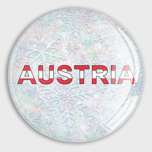Evans1nism Kühlschrankmagnete mit Österreich-Flagge von It's in My DNA, Glas, kleine Magnete, lustige Magnete, Nationalfeiertag, dekorative Magnete für Kühlschrank, niedliche Dekoration für Zuhause,