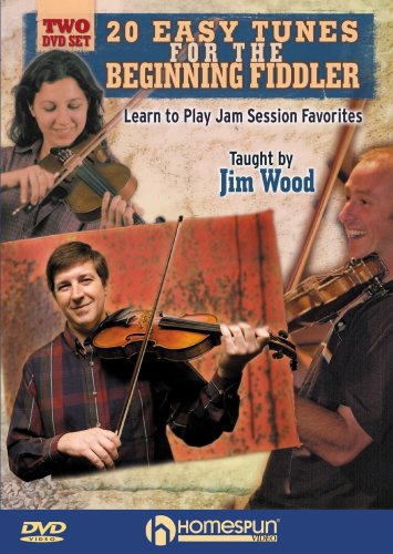 20 Easy Tunes for the Beginning Fiddler - Jim Wood [2 DVDs]