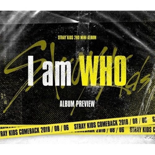 Stray Kids - [I am WHO] 2nd Mini Album 2 Ver SET CD+Poster(on)+PhotoBook+PhotoCard+Pre-Order K-POP Sealed