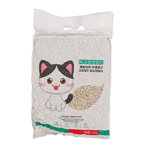 Jarchii Clumping Safe Natural Cat Supplies, Katzenstreu, für Katzenhaustier(Milky Strips)