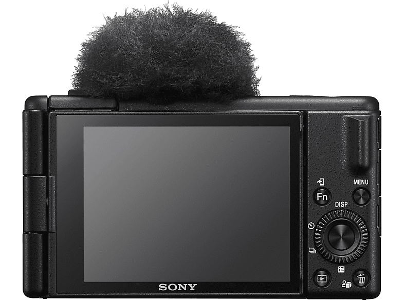 SONY ZV-1 II Vlog Digitalkamera Schwarz, 2.7x opt. Zoom, Xtra Fine Selfie-Touchdisplay, WLAN