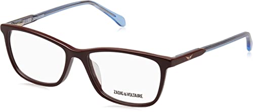 Zadig & Voltaire Damen Vzv293 Sonnenbrille, Shiny Full Plum, 50