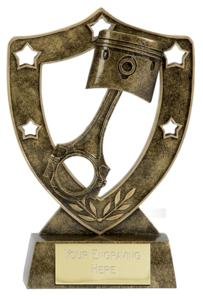 20,3 cm shieldstar Kolben Replica Motorsport Trophy Award mit gratis Gravur bis zu 30 Buchstaben n01007 C/G
