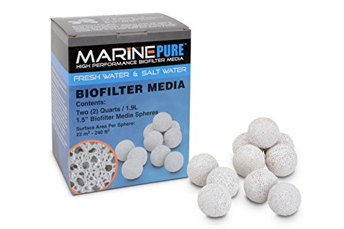CerMedia MarinePure, Sphere Bio-Filter Medien für Meeres-Aquarien, 2-Quart