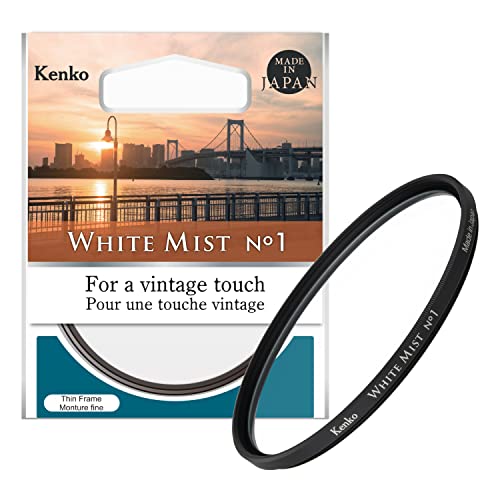 Kenko Soft Filter White Mist No.1 φ82mm, für einen Vintage-Touch, weicher Effekt, hergestellt in Japan, 519738