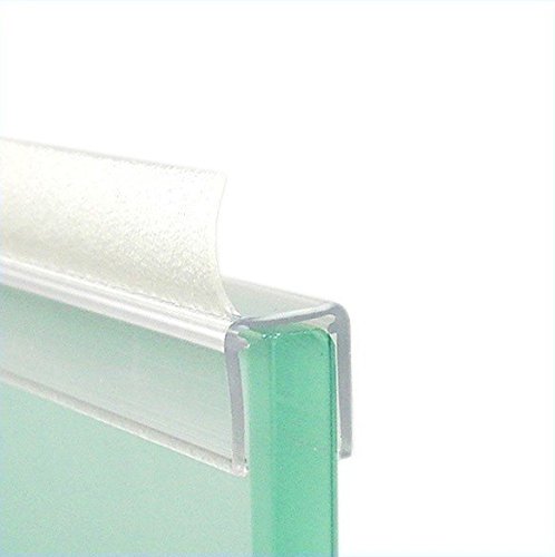 Mitteldichtprofil, Duschdichtung, Ersatzdichtung für Duschen für 8mm Glas Duschen, transparent, 2010mm