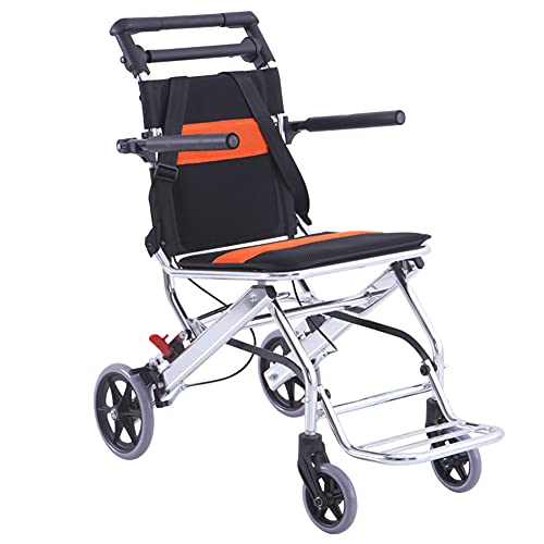 Whirl-Rollstühle mit Eigenantrieb, 40 cm Sitztiefe, zusammenklappbares Mobilitätsgerät für engen Transport in Innenräumen und einfache Aufbewahrung, kompakter Rollstuhl mit Begleitantrieb
