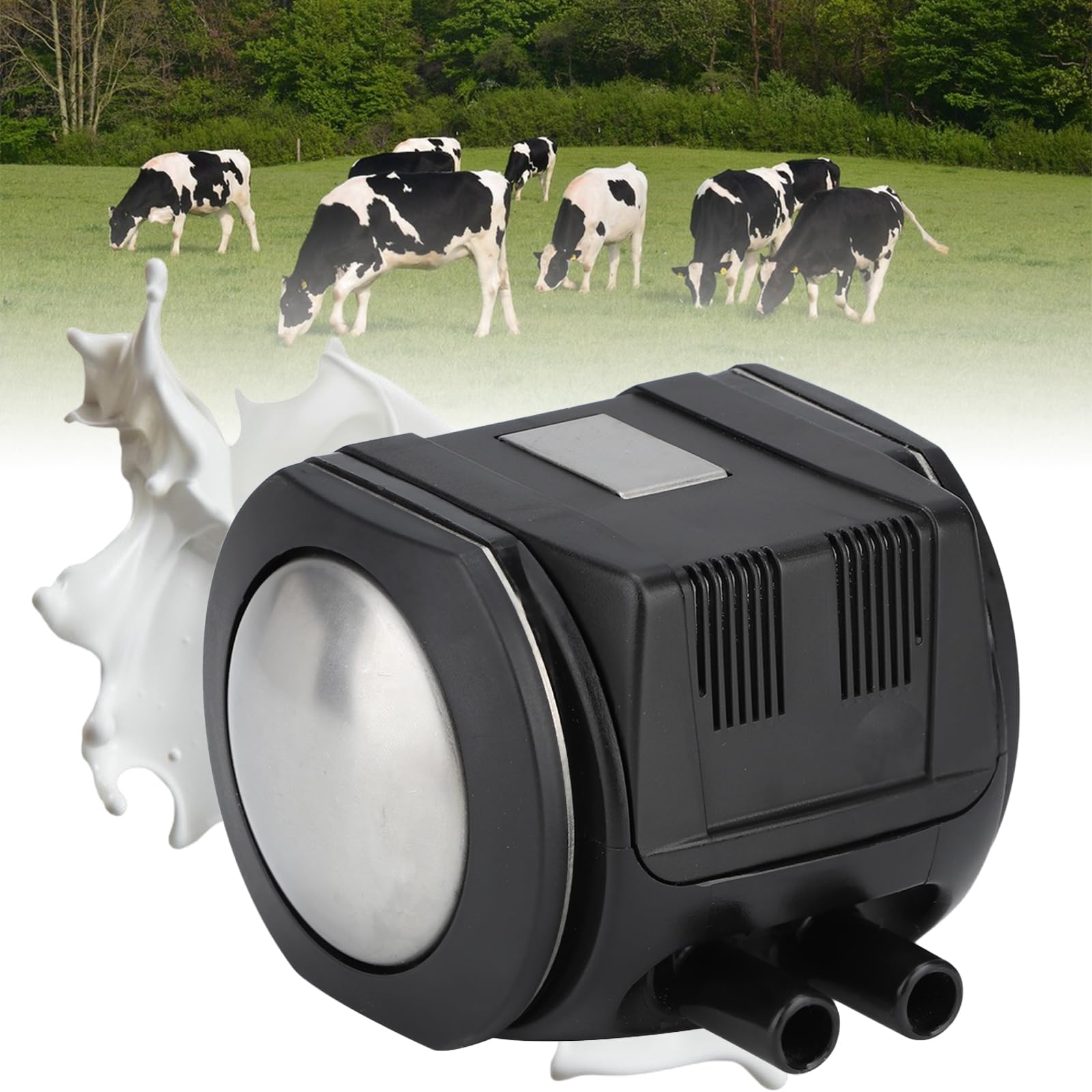 GAEHSOW Milking Pulsator Cow Spülmaschine, HP102 Melkpulsator Kuhmelker Melkmaschinenzubehör Landmaschinen mit Zwei Ausgängen, Melkmaschinenpulsator für Kuhschafmelker