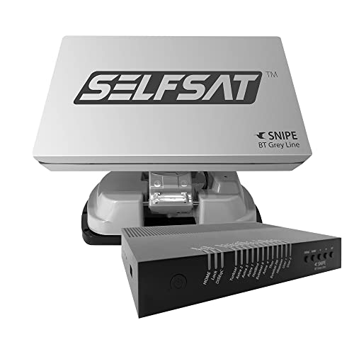 Selfsat Snipe BT Grey Line Twin - automatische Camping Antenne incl. iOS/Android Steuerung