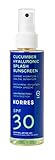 KORRES Cucumber Hyaluronic Splash Sonnenschutz Spray für Gesicht & Körper SPF30, mit kühlender Wirkung, schnell einziehend & vegan, 150 ml