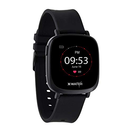 X-WATCH 54040 IVE XW FIT Fitness Uhr – Fitness-Coach – Schrittzähler - Schlafanalyse – Workout- & Pulstracker – Kalorientracker f. Android & iOS