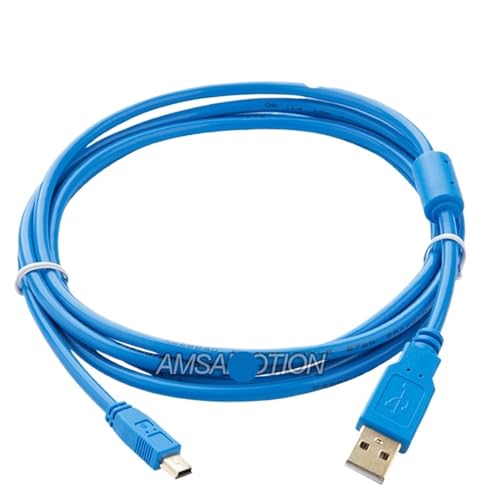 USB-TK6070 USB-MT6000 USB-MT8000 Geeignetes Download-Kabel for TK MT-Serie Touch Panel HMI USB-Port-Programmierung (Color : Blue GoldPlated Type, Size : 3m)