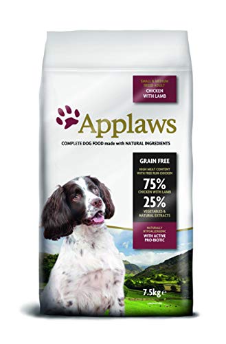 Applaws Hund Trockenfutter, Lamm, kleine & mittelgroße Hunde, 1er Pack (1 x 7,5 kg)
