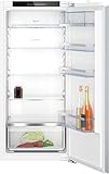 NEFF KI1413DD1 Einbau-Kühlschrank N70, integrierbarer Kühlautomat ohne Gefrierfach 122.5x56 cm, 204L Kühlen, Flachscharnier, freshSafe, LED-Beleuchtung, EcoAirflow, Sicherheitsglasablagen, Weiß