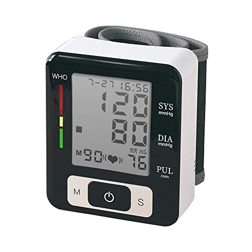 Blutdruckmessgerät Handgelenkt, TRUBUY Digitales Automatisches Blutdruck Messgeräte und Pulsmessung mit LED großem Display, 2 Benutzer Modus, 2 x 90 Speicherkapazität
