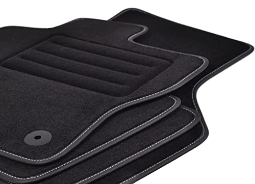 Velour Fußmatten Satz für Porsche 924 / 944 / 968 (1982-1991) - Premium Qualität - 4-teilig - Passgenau