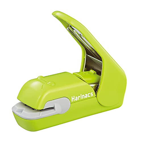 Kokuyo Harinacs Press Staple-free Stapler; With this Item, You Can Staple Pieces of Paper Without Making Any Holes on Paper. [Pink]ï¼»Japan Importï¼½ (Green) by Kokuyo