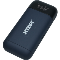 XTAR PB2S ladegerät 18650 xtar Batterieladegerät Schnelles Ladegerät USB C akku schnellladegerät 18650 Ungeahntes 20700 21700 Ladegerät USB ladegerät 18650 Batterien Nicht enthalten (Black)