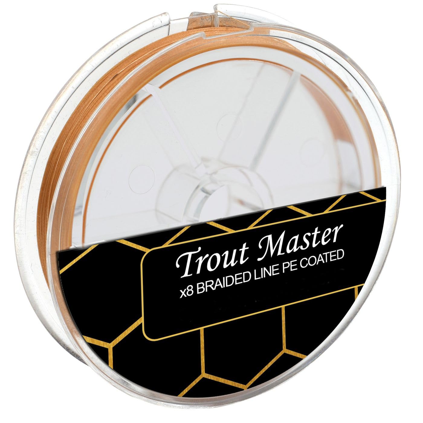 Trout Master Fine Gold X8 PE 0,06mm 5,6kg - 120m Angelschnur, Geflechtschnur, Forellenschnur