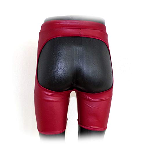 Men`s Leather Pants With Exposed Hips Size:M