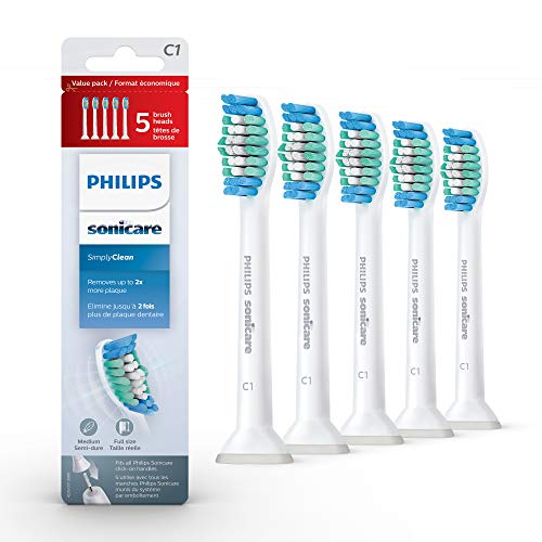 Philips Sonicare SimplyClean HX6015 Zahnbürstenköpfe (Blau, Grün, Weiß)