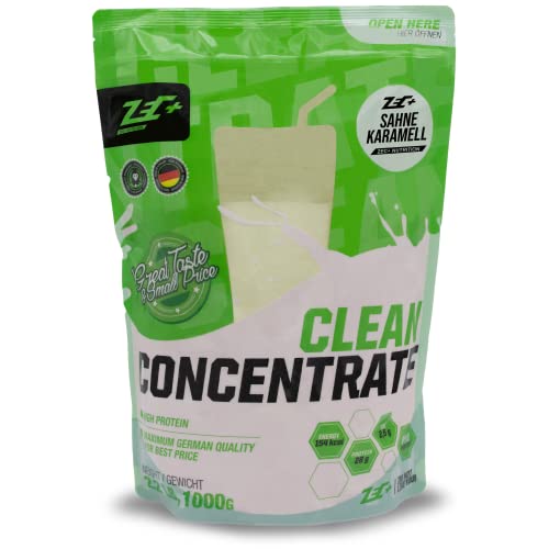 ZEC+ Clean Concentrate – 1000 g, Geschmack Creamy Caramel │ Molkenprotein Whey Pulver