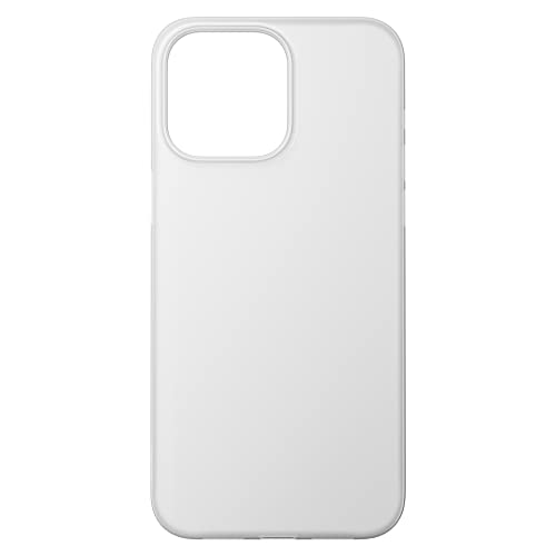 NOMAD Super Slim Case | für iPhone 15 Pro | Extra dünne Schutzhülle | Kratzfest | Semitransparent und matt | Frost