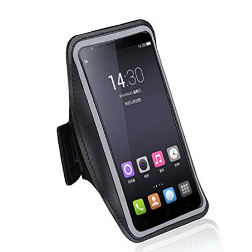 DFVmobile - Armbandtasche Sport Armband Berufsausrüstung Wasserabweisende aus Neopren Premium für CAT S60 (2016) - Schwarz