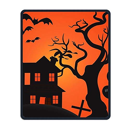 Präzise Nähte und dauerhafte Halloween Maßgeschneiderte Mousepad Wasserdichte Mousepads mit Rutschfesten Gummi - Basis in der Forschung Spielen Männer und Frauen im Büro Mousepad