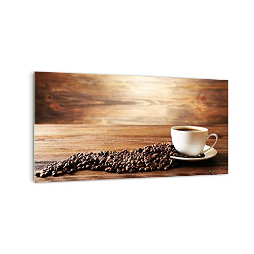 DekoGlas Küchenrückwand 'Kaffeegenuss' in div. Größen, Glas-Rückwand, Wandpaneele, Spritzschutz & Fliesenspiegel