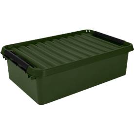 Sunware Aufbewahrungsbox Q-line 79600017 recyclt 32L grün (79600017)