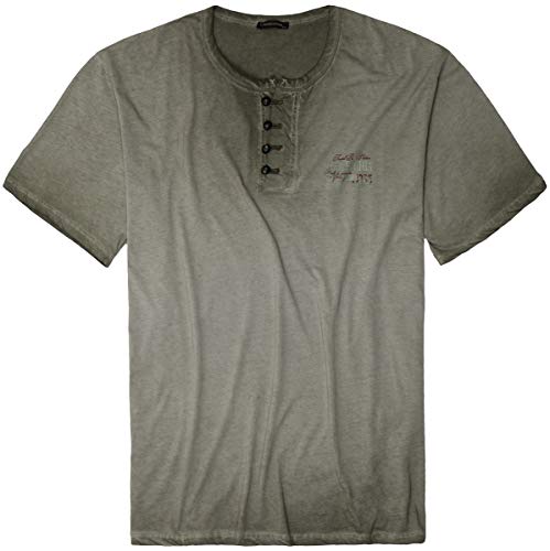 Lavecchia Übergrössen Hippes T-Shirt Kurzarm LV-4055 Grün 8XL