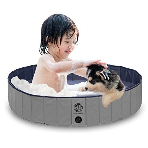 KOPEKS Badewanne für den Außenbereich, tragbar, faltbar, ideal für Haustiere, klein, 81,3 x 20,3 cm