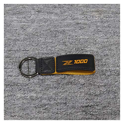 LIJSMZ 3D-Schlüssel-Halter-Kette Sammlung Keychain Fit for Kawasaki Z1000 Z800 Z900 Z650 Z1000SX Motorrad Schlüsselanhänger Schlüssel (Color : Orange, Numbering : 1000)