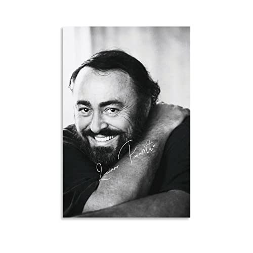 TSALF Poster und Drucke Kein Rahmen Luciano Pavarotti Drucken Bilderbilder für Wohnzimmer Schlafzimmer Dekoration 60x90cm
