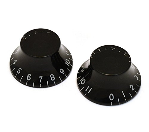Allparts pk-0142–023 Bell Knobs Potiknöpfe 0–11, schwarz