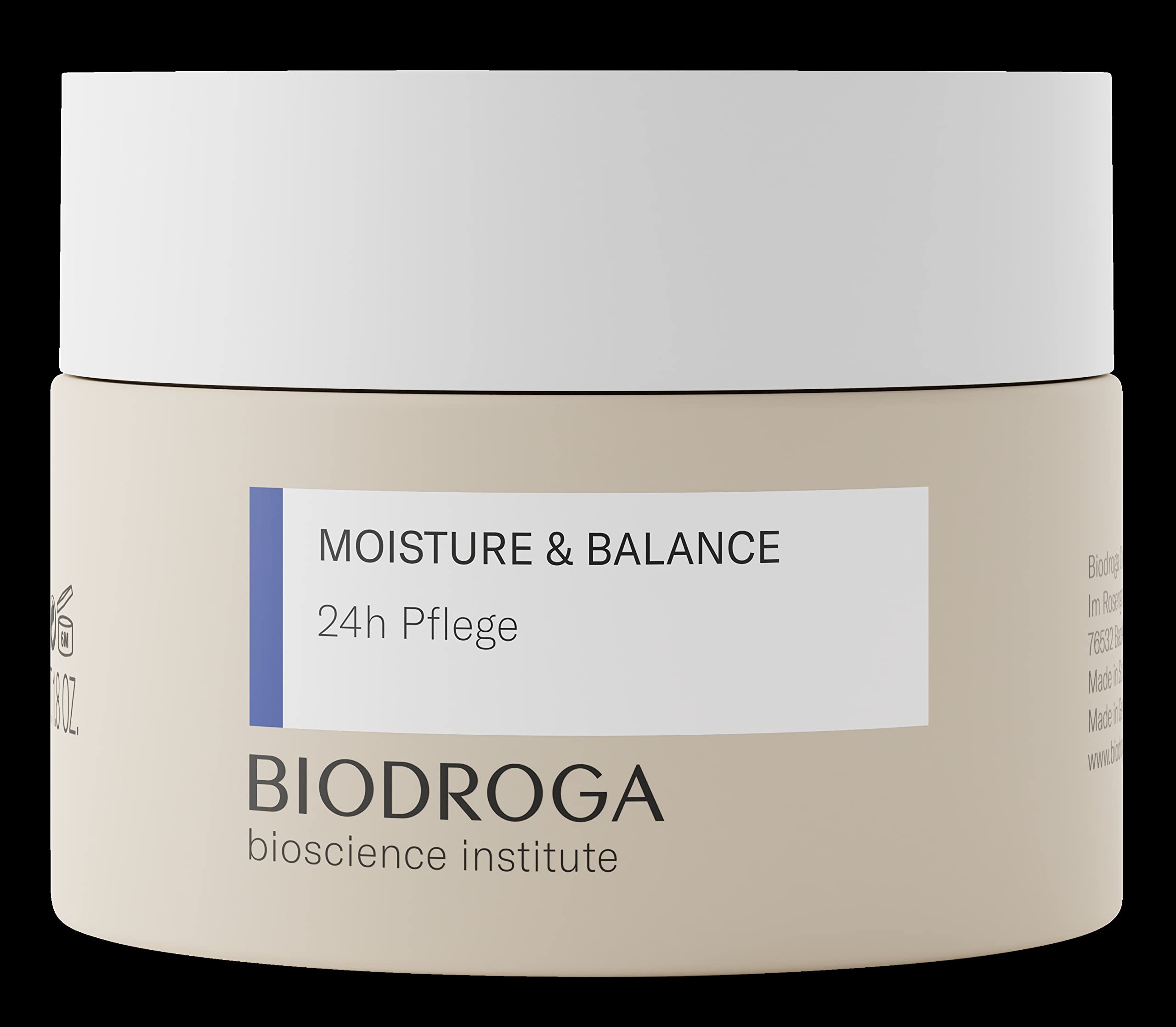 Biodroga 24h Pflege Gesichtscreme 50 ml – Feuchtigkeitscreme Gesichtspflege Regeneration Face Moisturizer